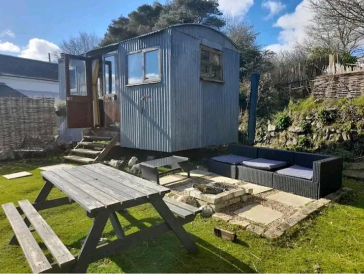 Treguth Glamping Unique Experience - Themed Huts Hotel Saint Day Exterior foto